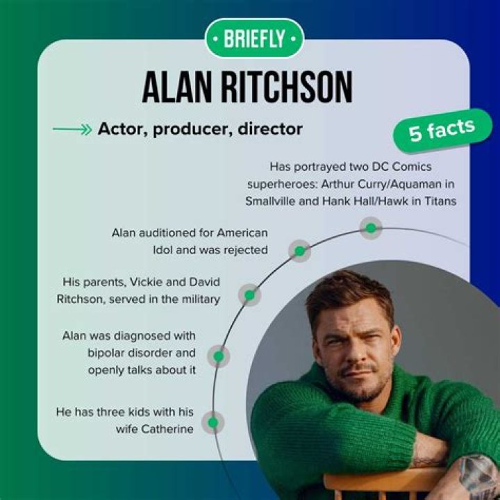 Alan Ritchson’s biography, net worth, fact, career, awards and life story