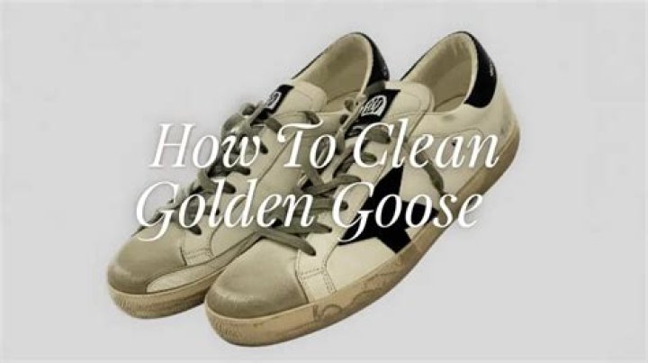 How to clean golden goose sneakers