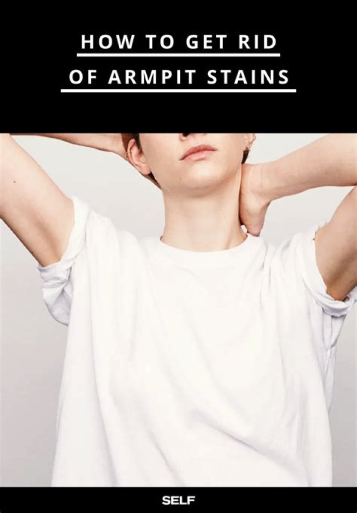 How to get rid of armpit stains on shirts