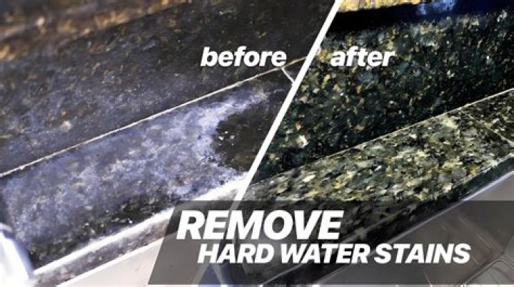 How to get rid of hard water stains