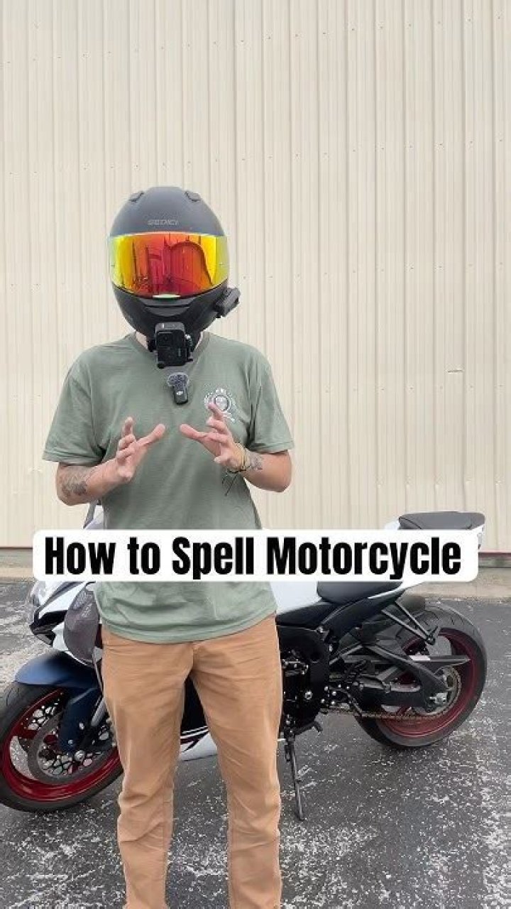 How to spell motorcycle