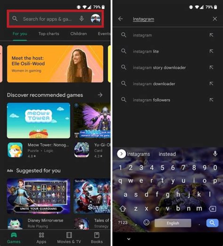 How to update instagram on android