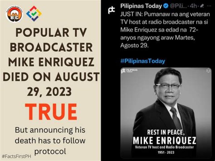 Mike Enriquez cause of death: What is the cause of death of Mike Enriquez?
