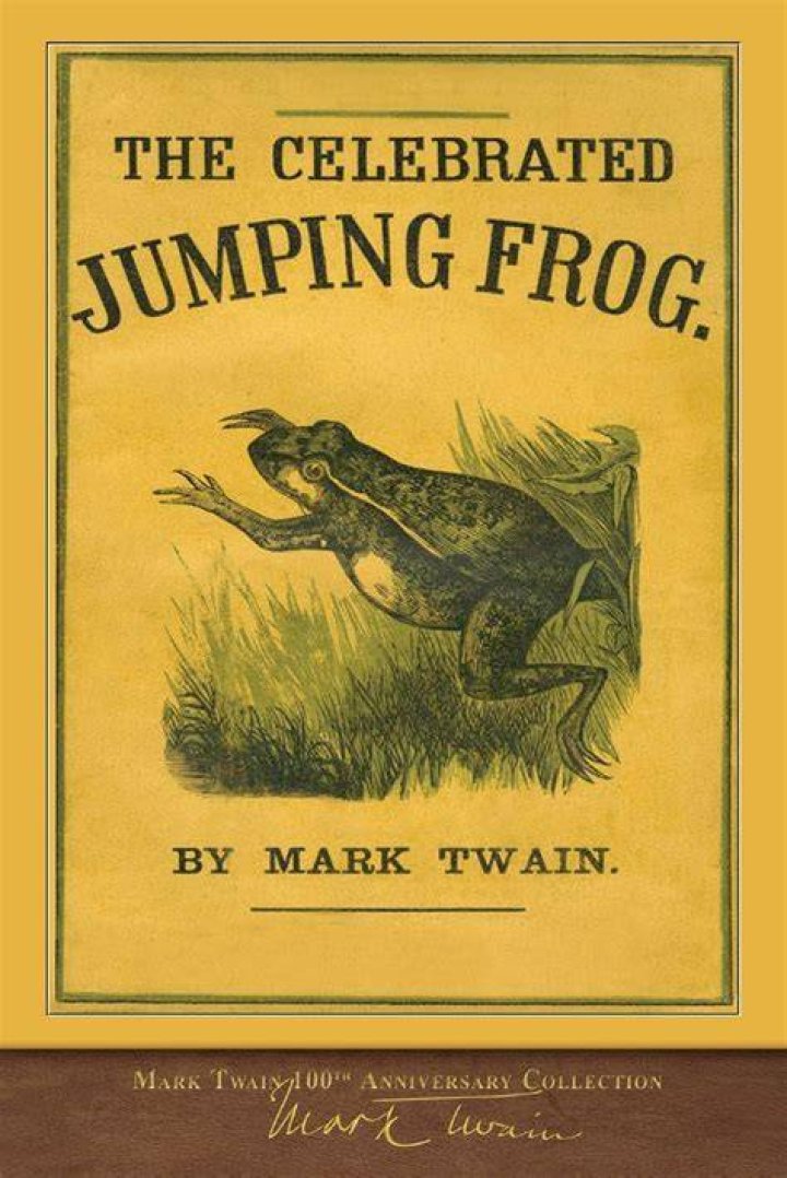 What is the message of the celebrated jumping frog