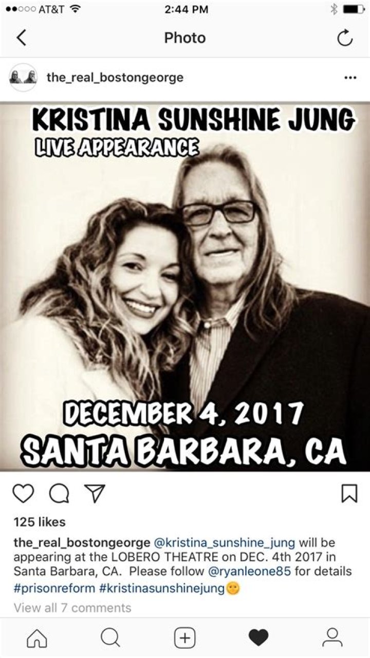 Who is Kristina Sunshine Jung (Daughter of George Jung)?